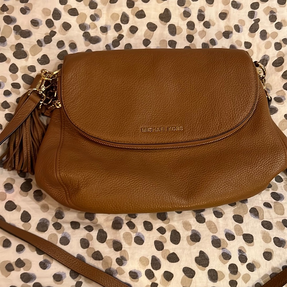 Michael Kors handbag crossbody chestnut color